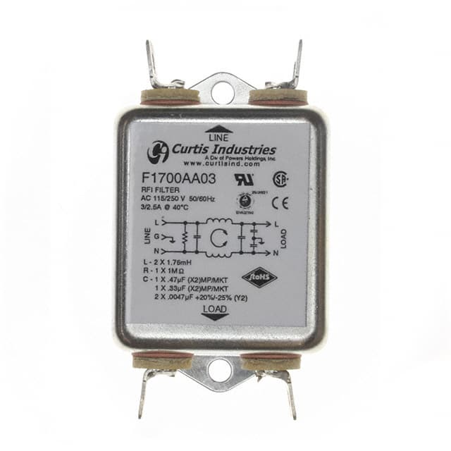 F1700AA03 Curtis Industries  Modules de filtrage de ligne électrique